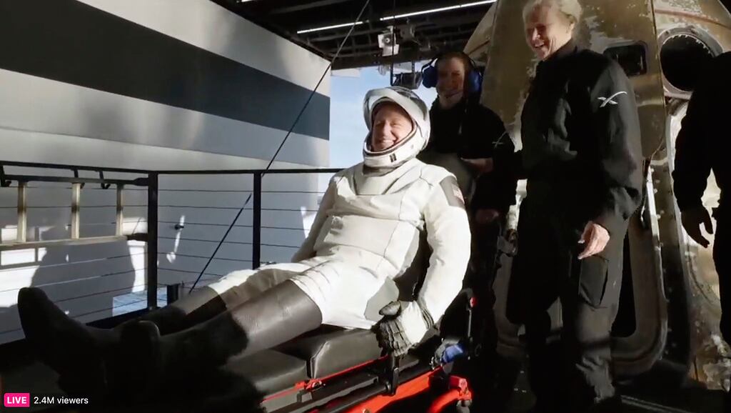 Astronautas varados de la NASA