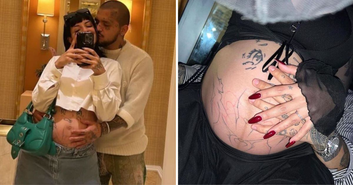 Cazzu y Nodal compartieron la primera imagen de su bebé
