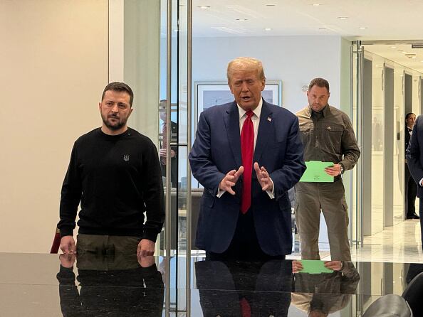 Trump y Zelenski se reunieron en la Casa Blanca.