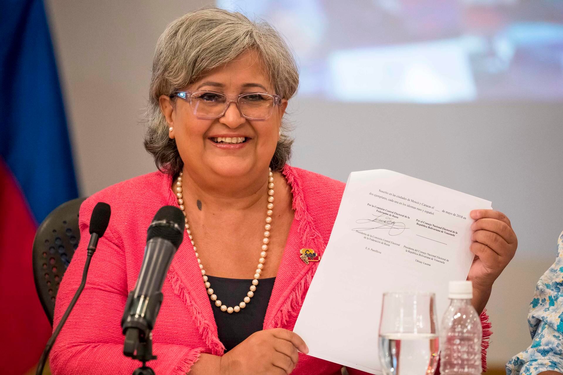 Tibisay Lucena, ministra de Venezuela